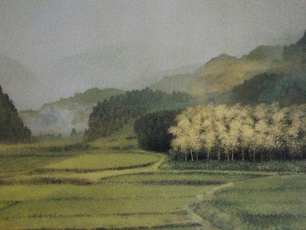 小泉智英、【梅雨明ける】、希少な額装用画集より、新品額装付、状態良好