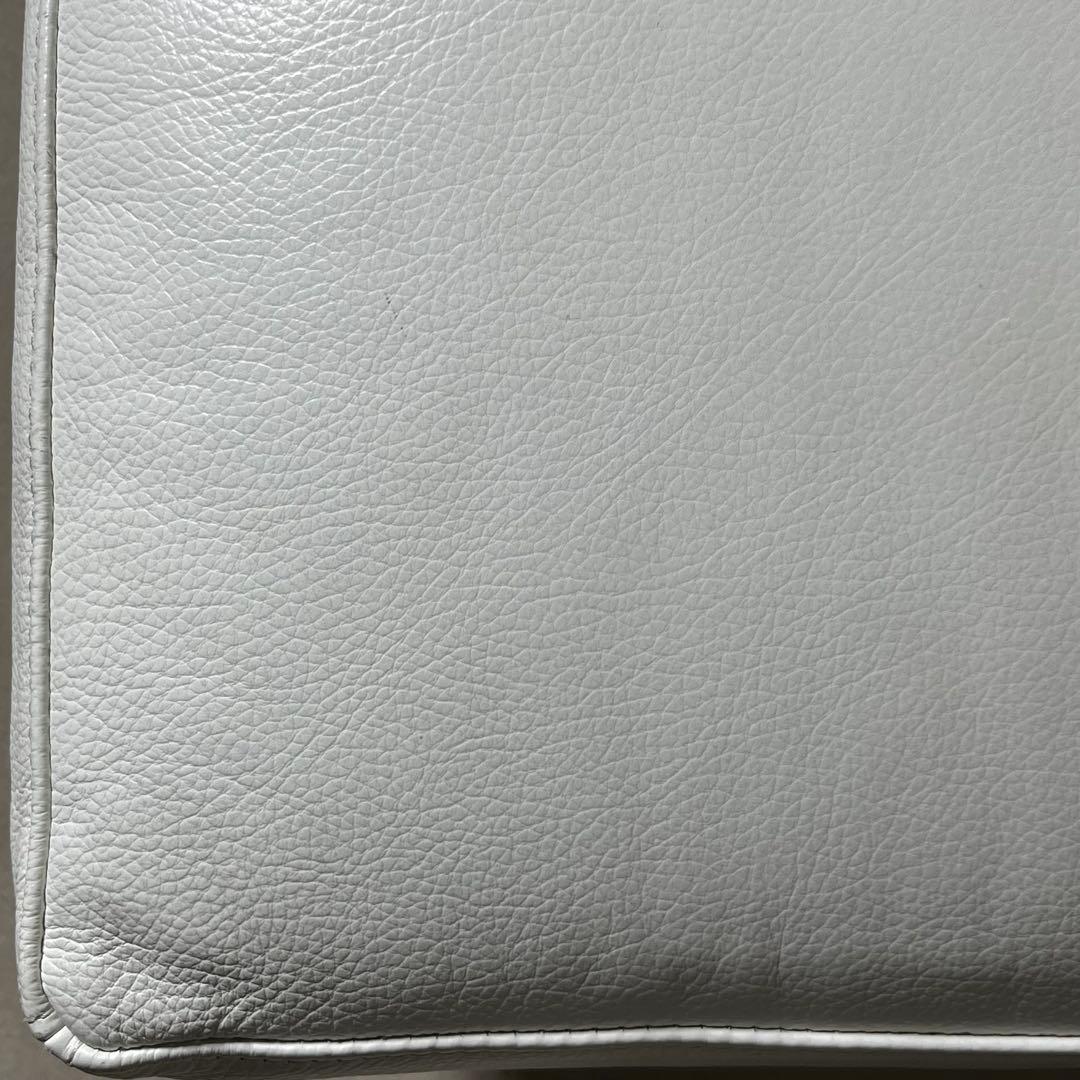 eilersen アイラーセン スツール オットマン レザー 本革 ホワイト 白