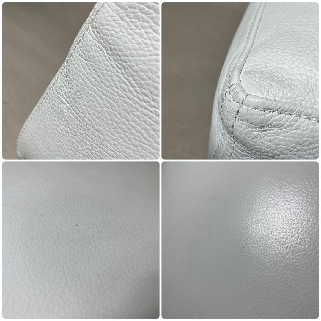 eilersen アイラーセン スツール オットマン レザー 本革 ホワイト 白