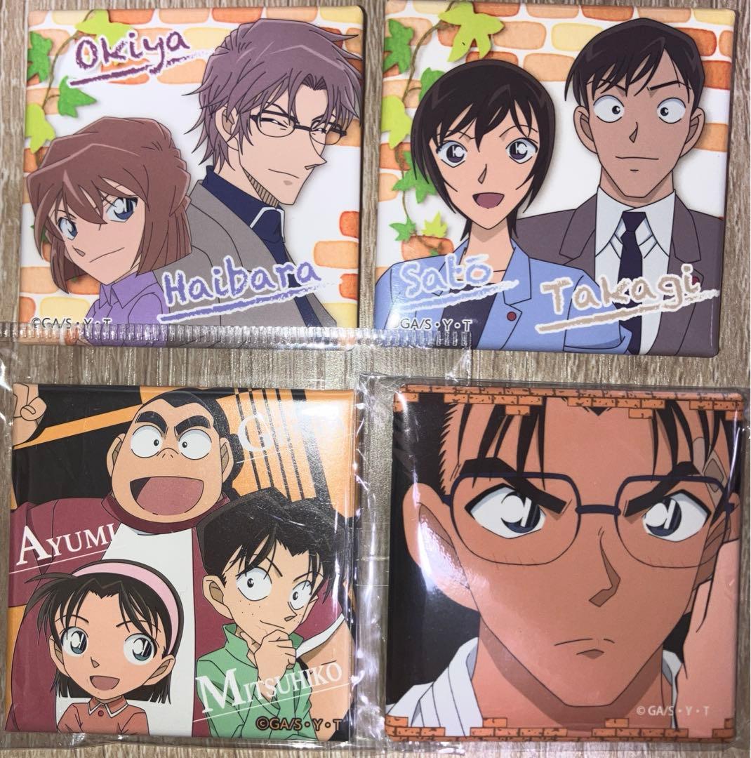 名探偵コナン サンデーショップ 缶バッジ 原作 赤井 秀吉 メアリー 名