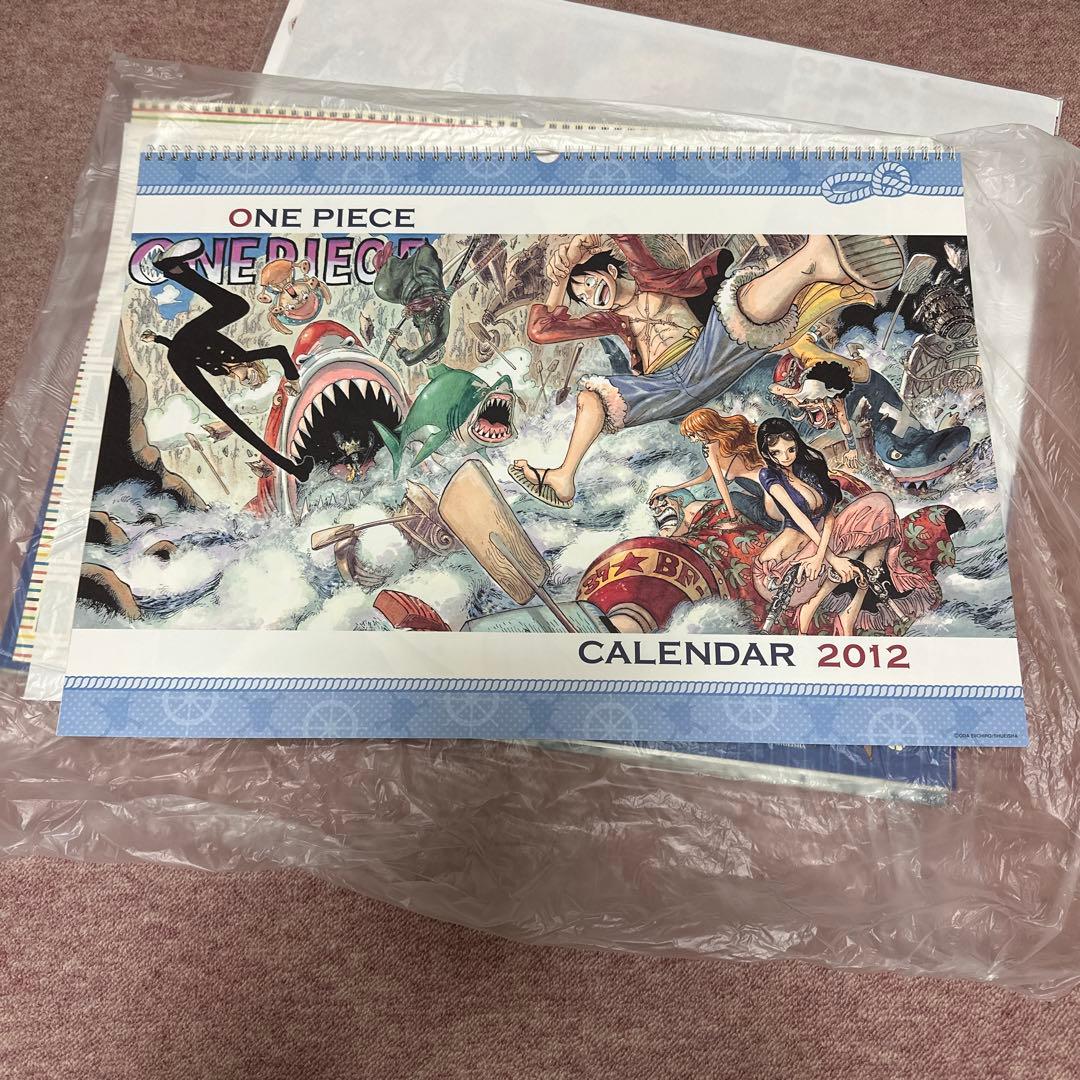 タイムセール！5年分ワンピースコミックカレンダー2008〜2012⚠️近日