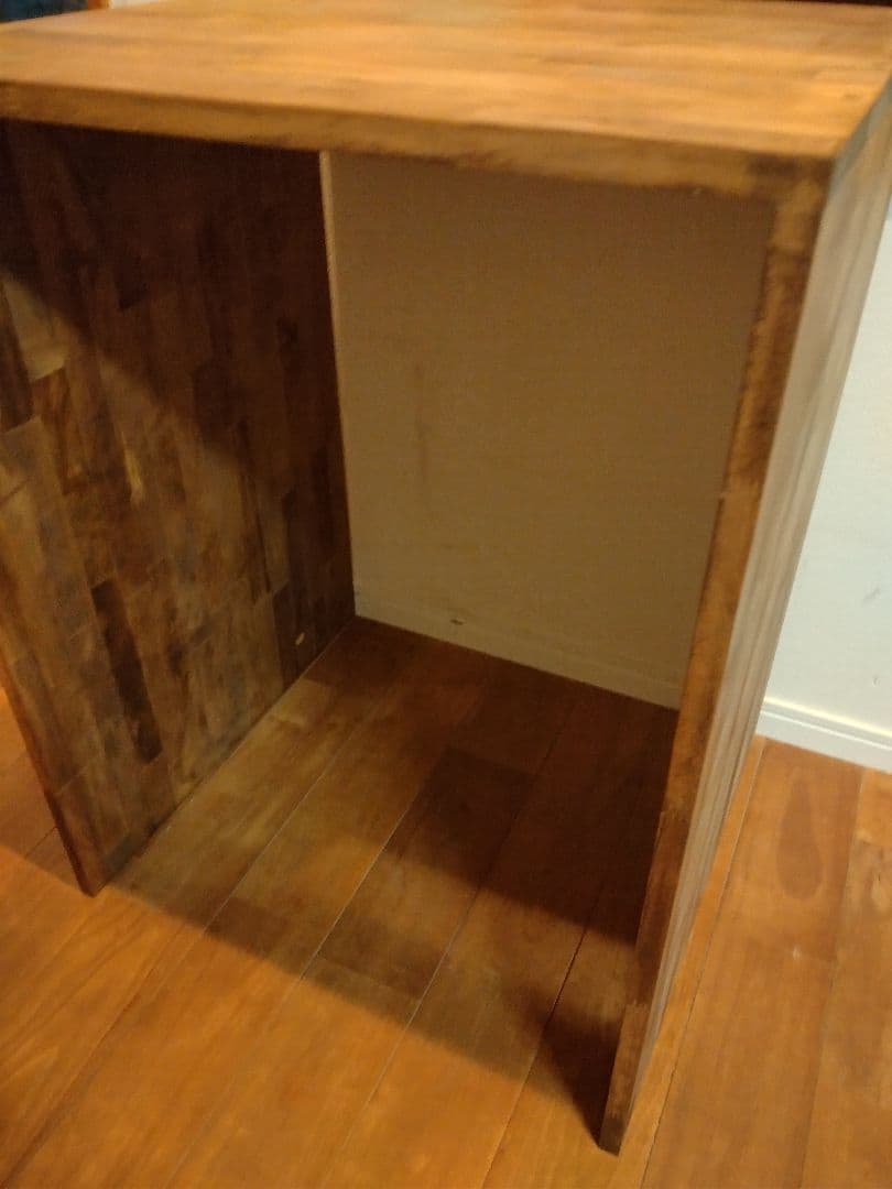 木製 ハンドメイド オーダー ワトコオイル コの字 シェルフ 棚 水槽台