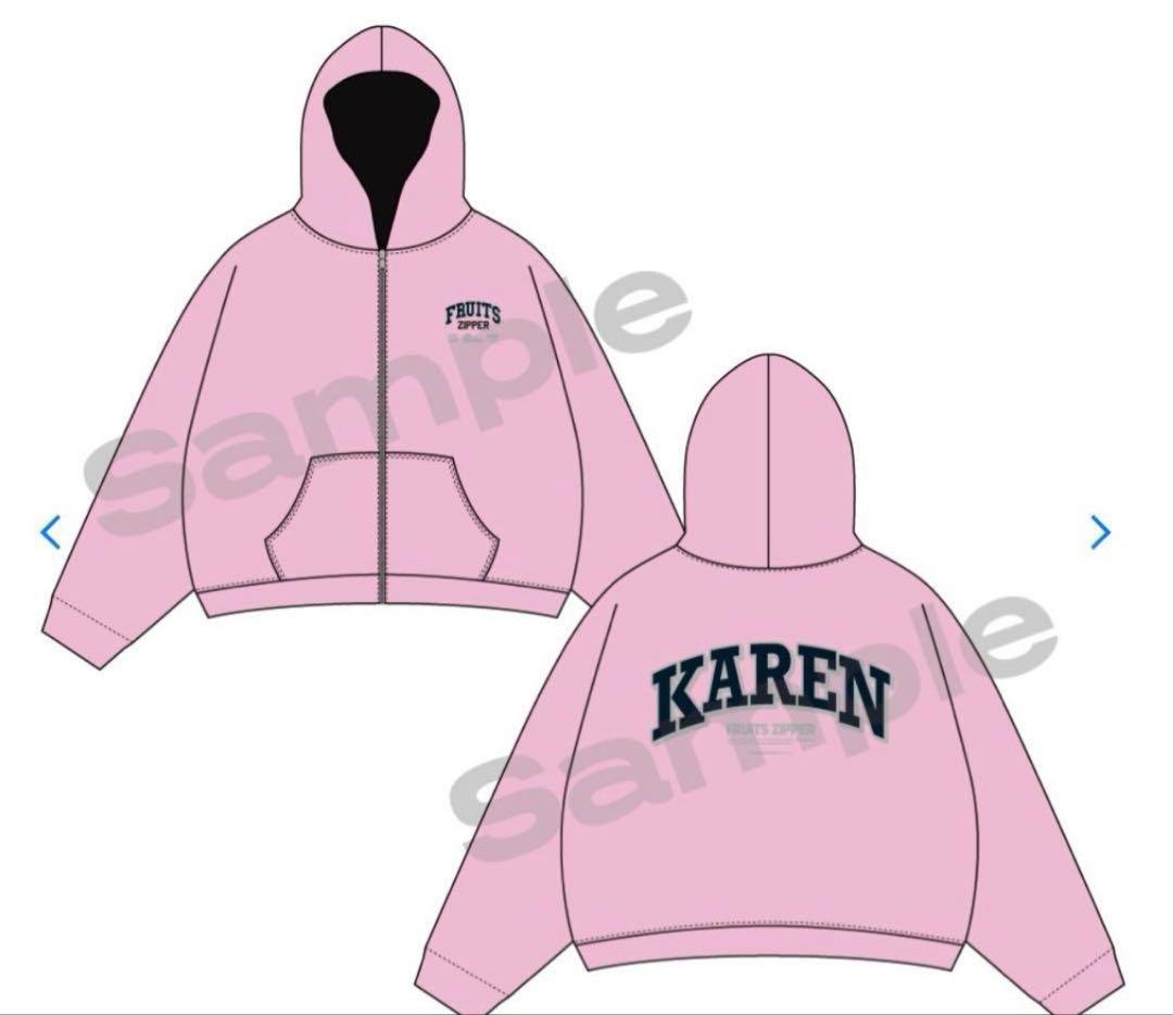 FRUITS ZIPPER OSHI API パーカー 松本かれん FRUITS ZIPPER 松本