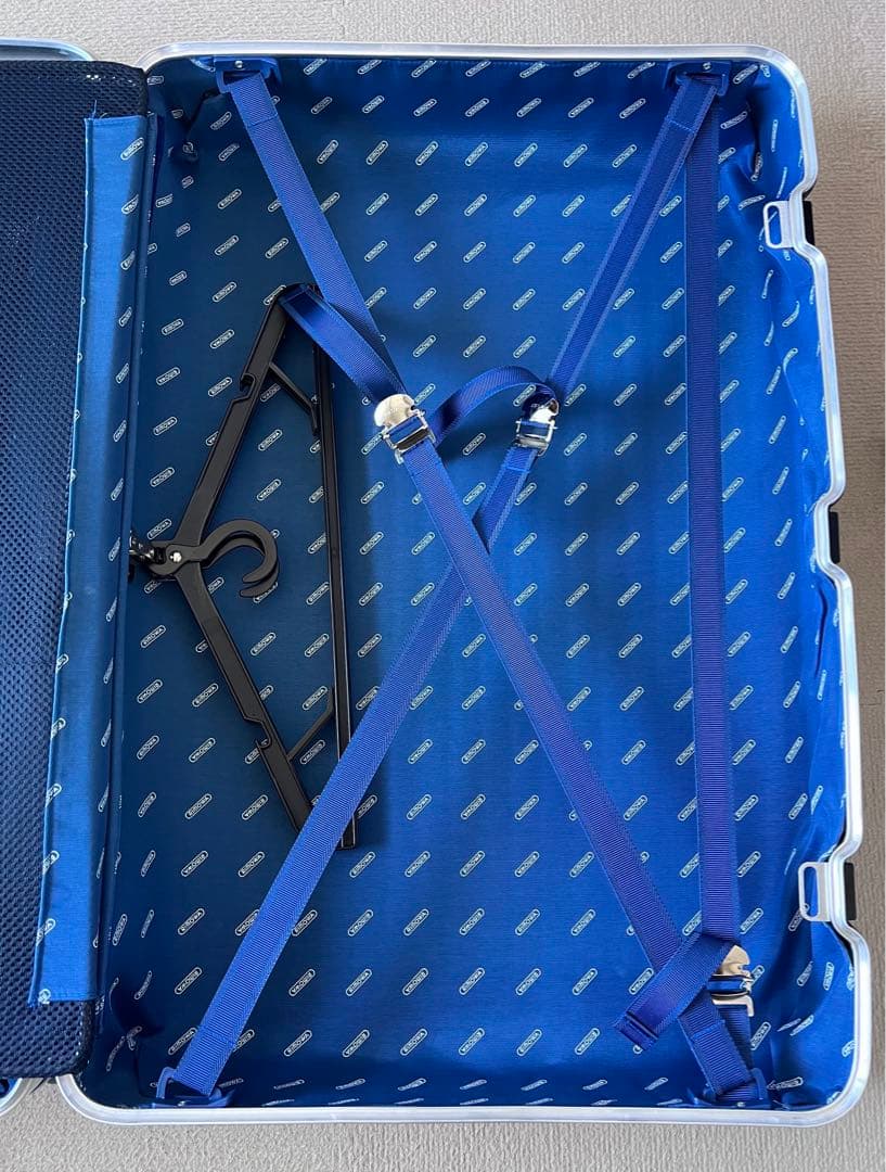 RIMOWA リモワ 82L 青ロゴ シルバーインテグラル スーツケース リモワ