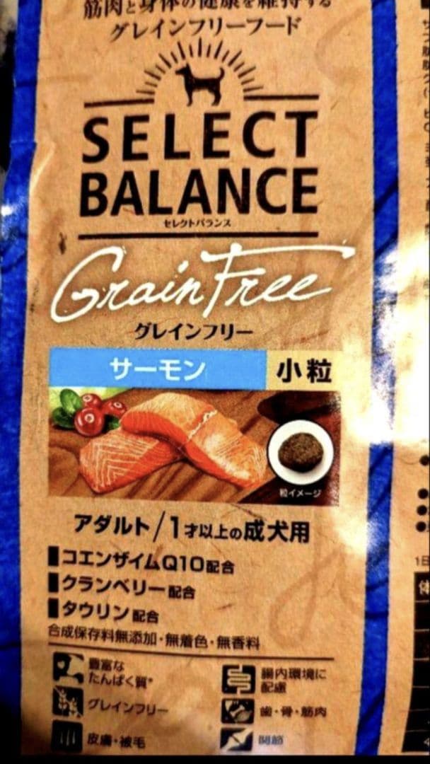セレクトバランス グレインフリー アダルト サーモン 成犬用 10kg