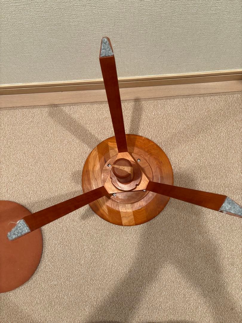 広松木工 LUMEスツール ブラックチェリー