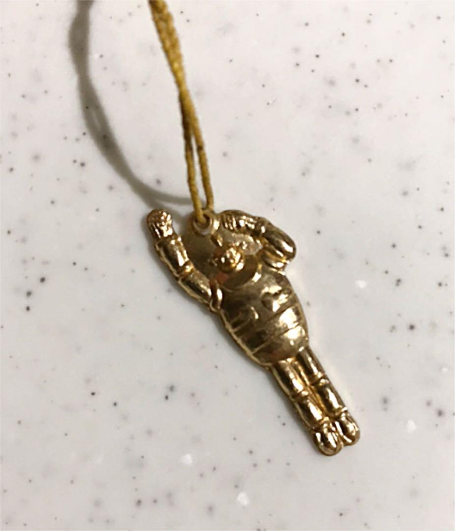 グリコ　グリコのおまけ　江崎グリコ　鉄人28号　当時物　メタリック　金　ゴールド