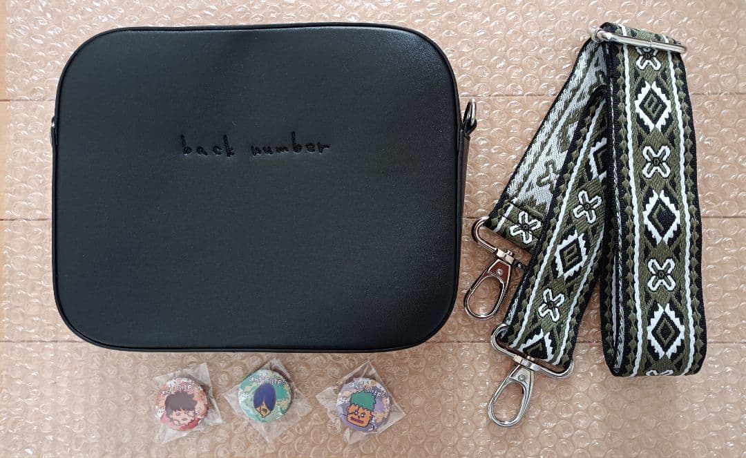 backnumber 【one room限定】別注ギターストラップ風バッグset