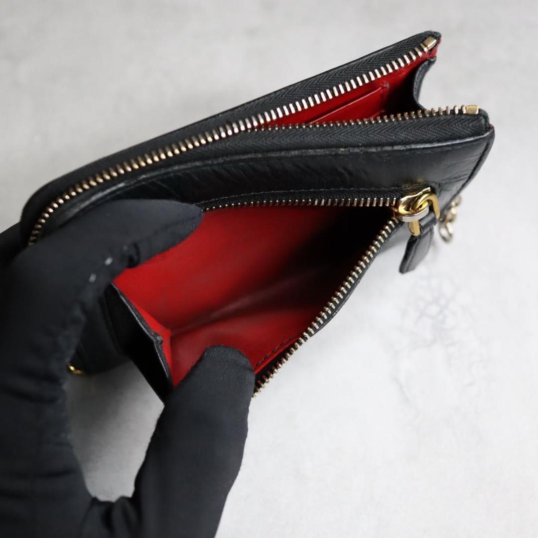 PRADA プラダ / ヴィッテロダイノケース キーチェーン ブラック