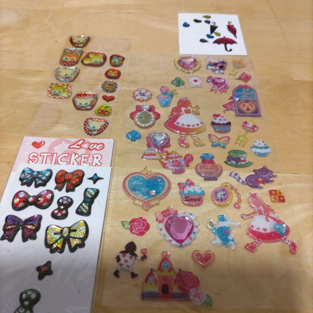 インスタ映え激レア　ぷくぷくシール系 キャラクターシールセット