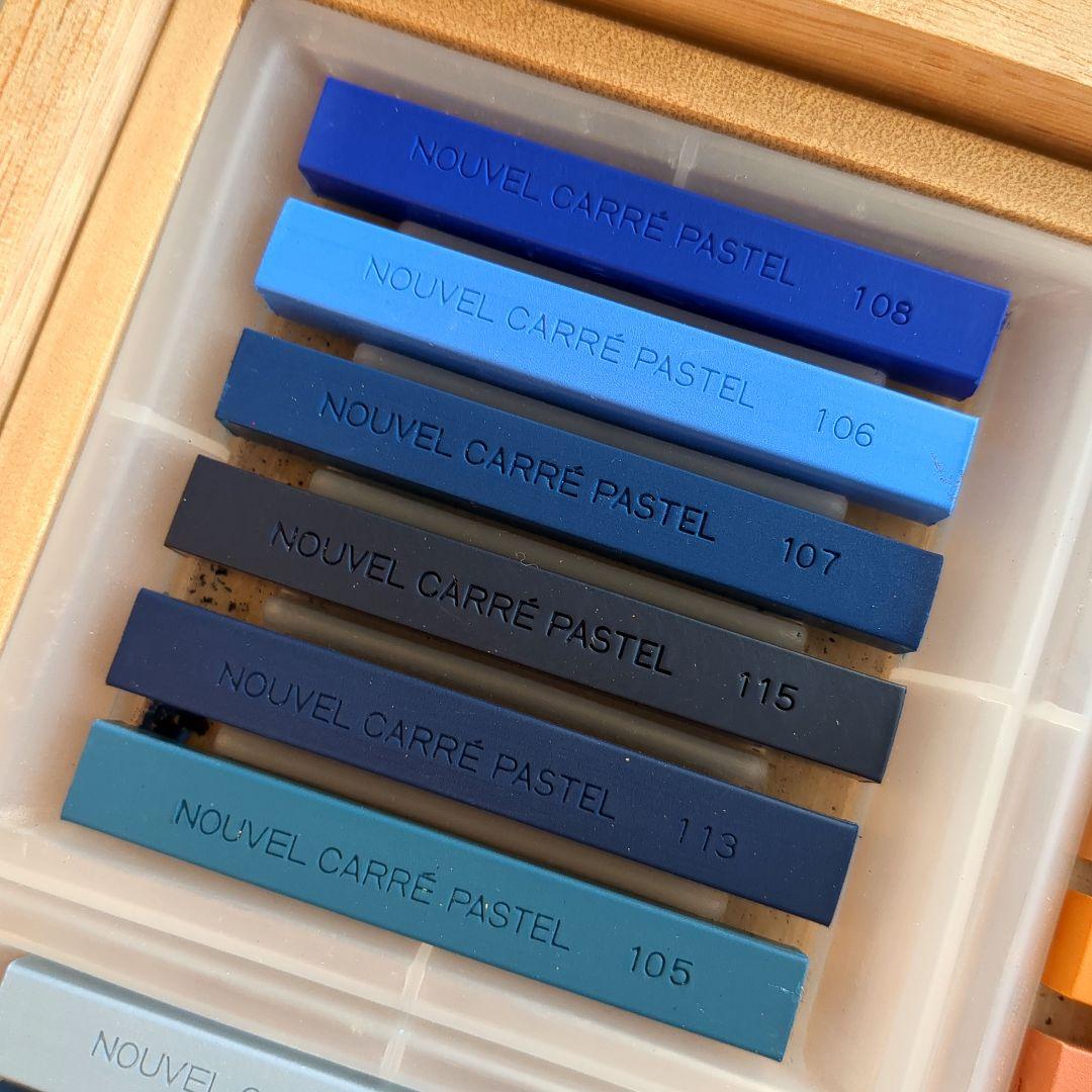 ヌーベル カレー パステル 72色 パステルアートセット 木製ケース入り