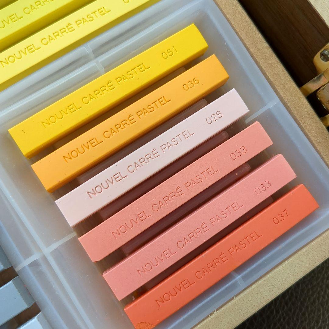 ヌーベル カレー パステル 72色 パステルアートセット 木製ケース入り