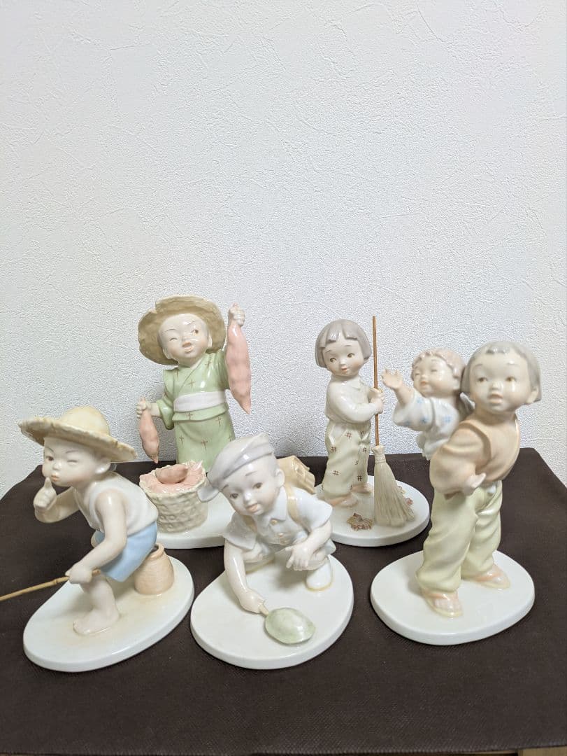 乃りたけ陶房☆小島豪作】童子人形シリーズ【5点セット】 - メルカリ