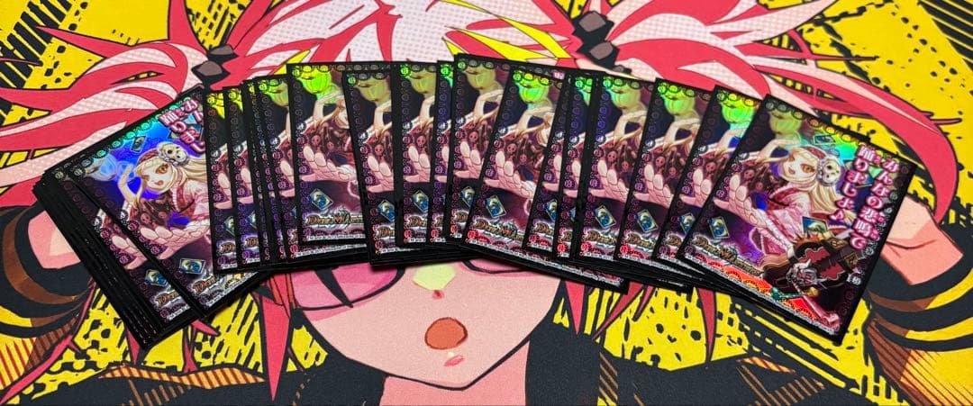 青黒デスパペット　デッキ　スリーブ付き