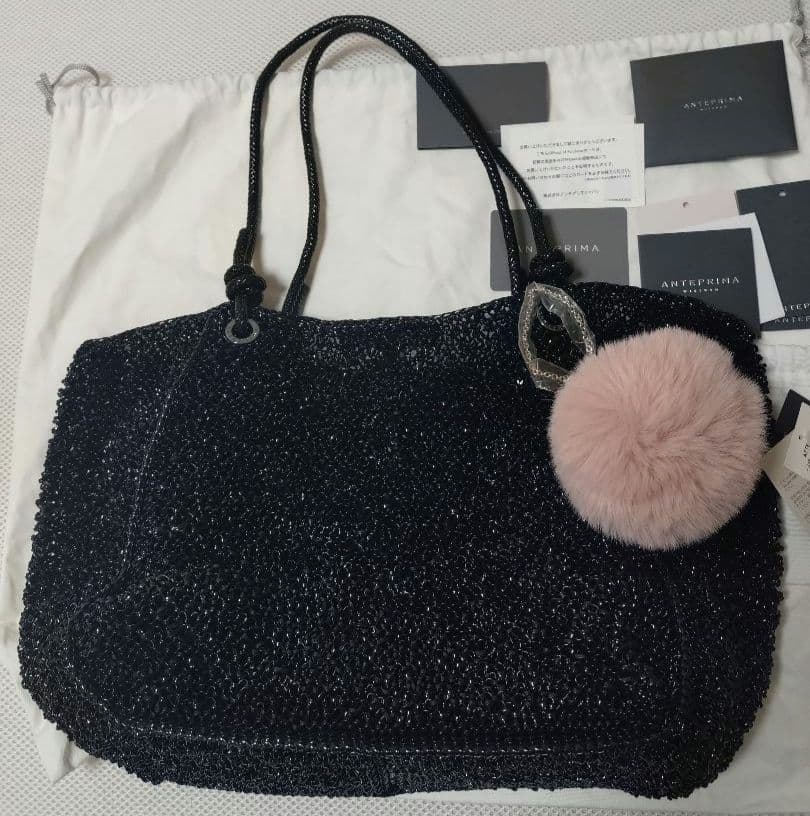 ☆美品専用バッグのみ☆アンテプリマ　ノードＵ/エナメルブラック