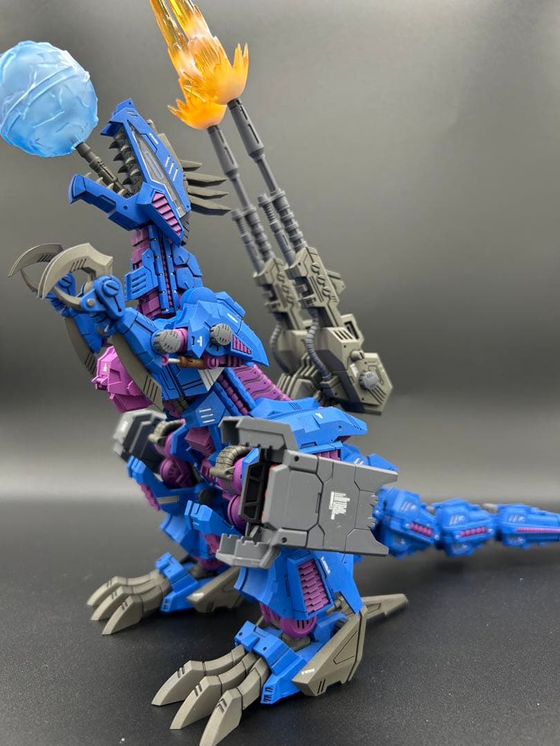 ゾイド　タカラトミー　リアライズモデル　サイコジェノザウラー　小改造品