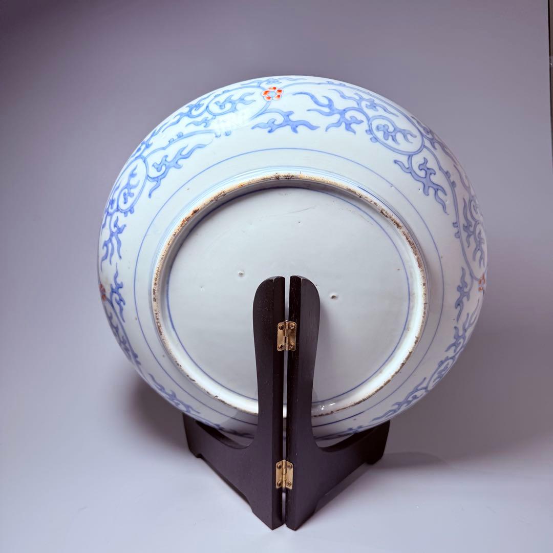 江戸末期～明治期 古伊万里 色絵賢人図尺皿 直径33㎝ 古美術 - メルカリ