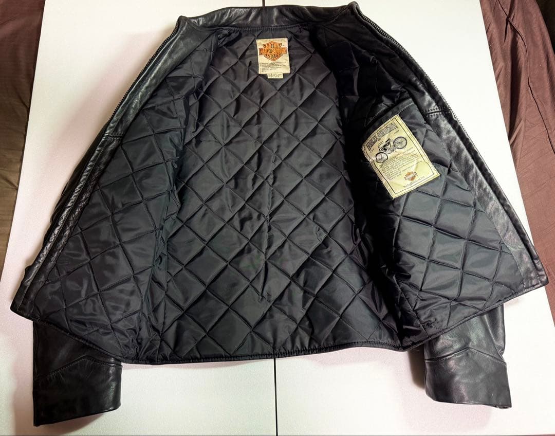 Vintage ハーレーダビッドソン シングルライダースジャケット サイズ38