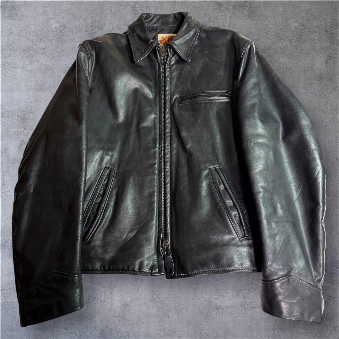 Vintage ハーレーダビッドソン シングルライダースジャケット サイズ38