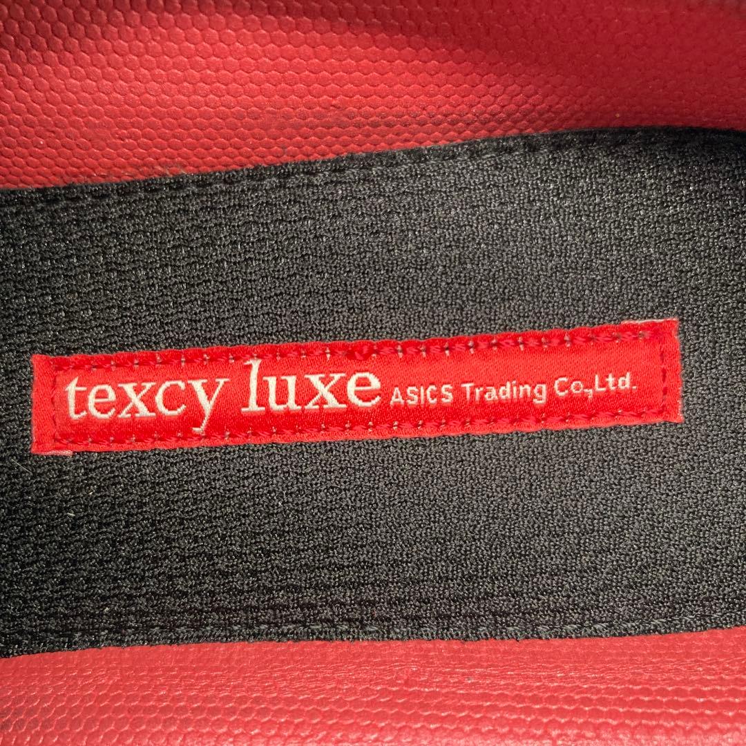 【未使用】アシックスtexcy luxeビジネスシューズasics 25cm黒