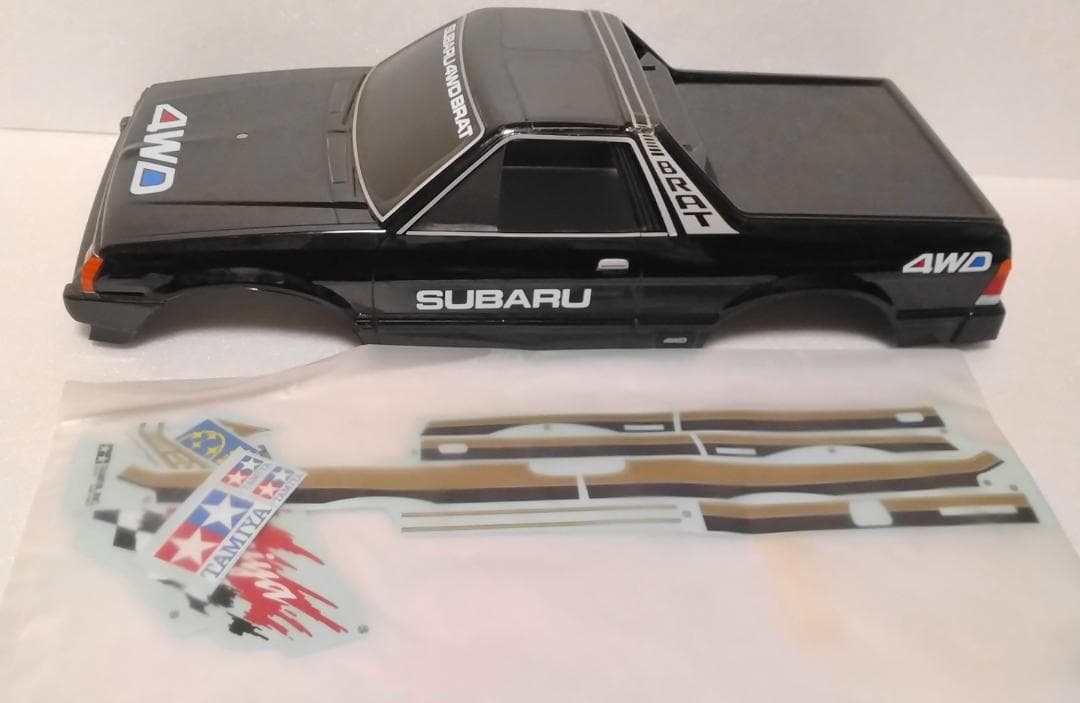 タミヤ　TAMIYA　スバル・ブラットスペアボディ（オマケ付き）