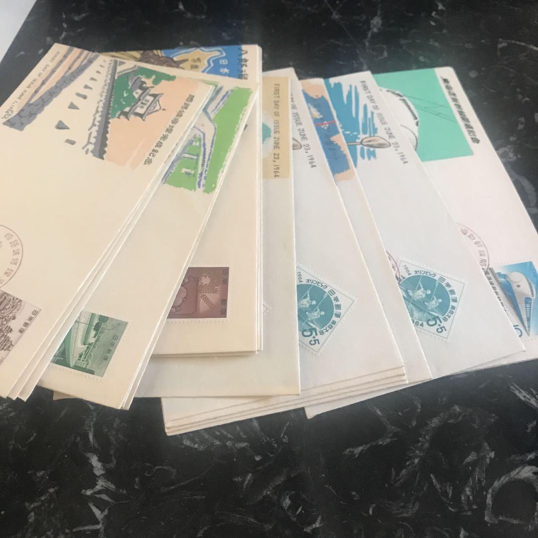 初日カバー 記念切手209枚セット 貴重]初日カバーFDC昭和40年代