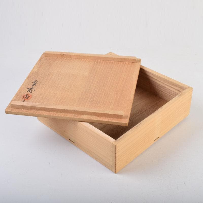 ガラス工芸 荒木良忠作 玻璃彫刻 銅赤花ノ輪文皿 共箱 C 9155 - メルカリ