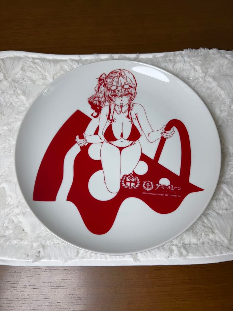 アズールレーン アズレン公式生放送 限定 サイン色紙 お皿