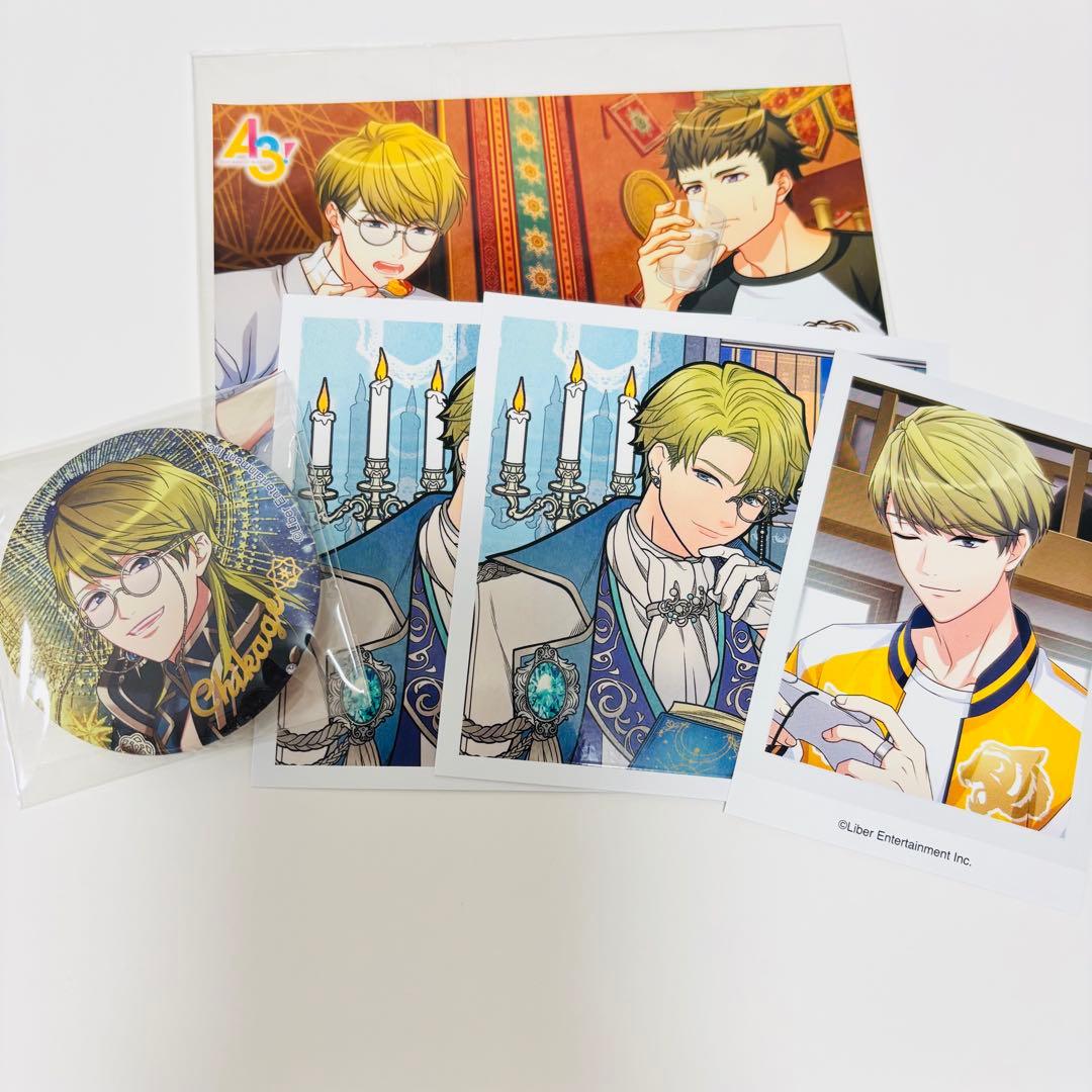 A3! 卯木千景 ニヒル エーメモ ましコレ 缶バッジ セット - メルカリ