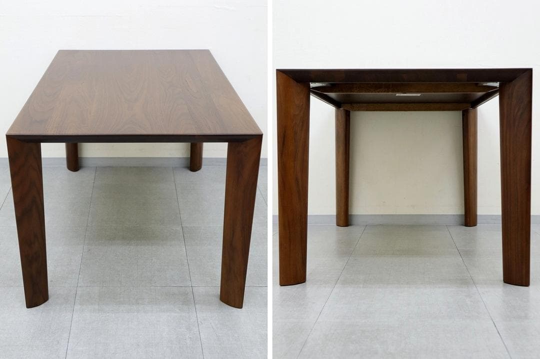美品 カリモク家具 ダイニングテーブル DU4205 ウォールナット 無垢材