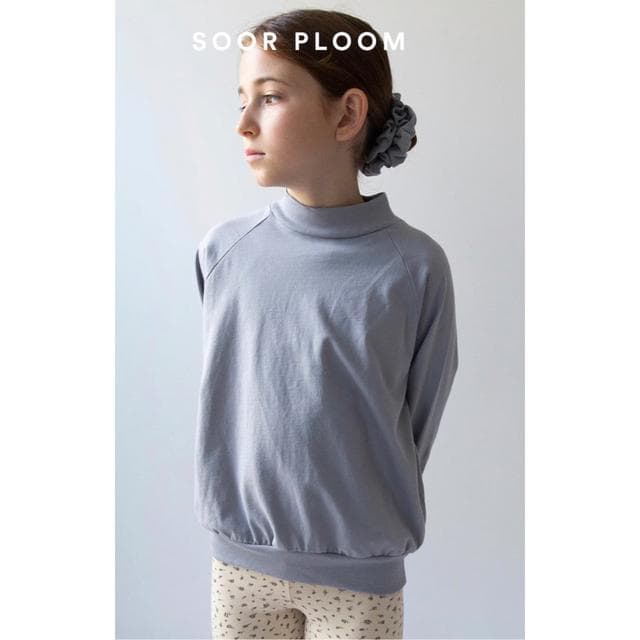 SOOR PLOOM essential 2y soor ploom／essential Raglan Mock Tee 2y