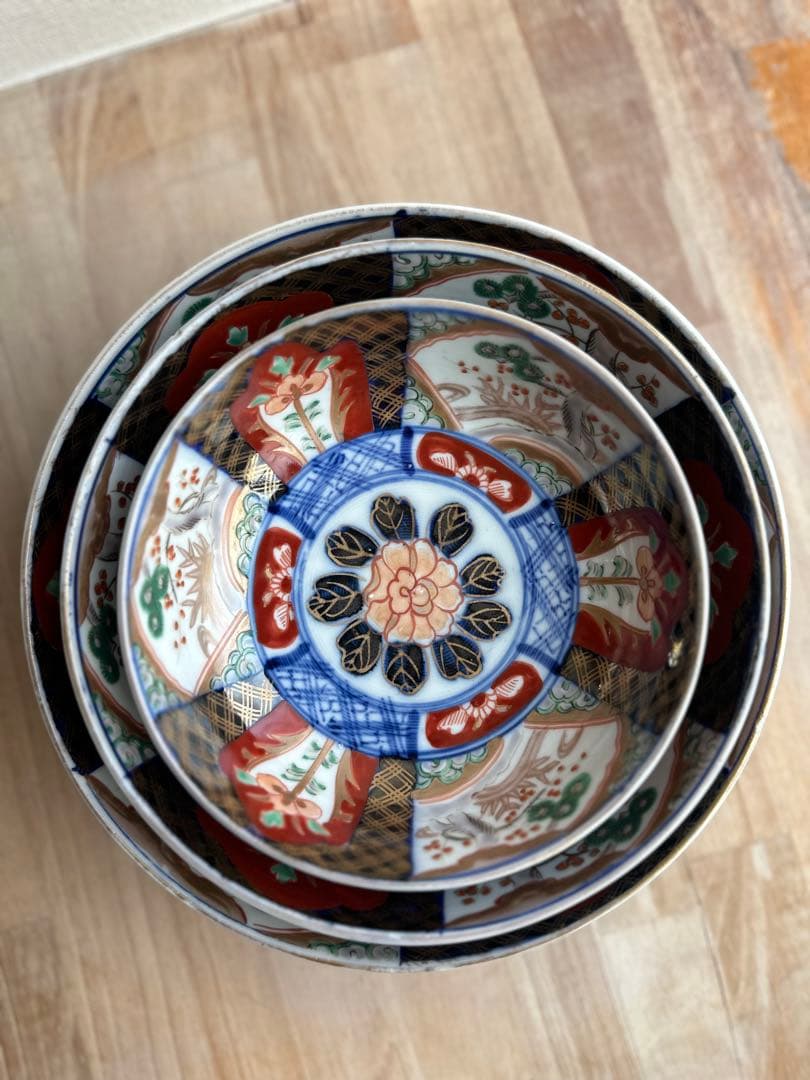 古伊万里 重ね鉢 金彩 骨董 - メルカリ