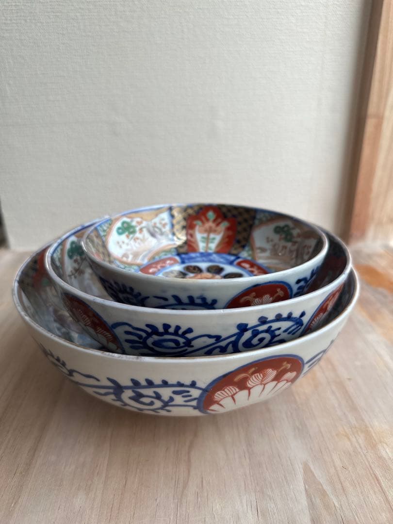 古伊万里 重ね鉢 金彩 骨董 - メルカリ