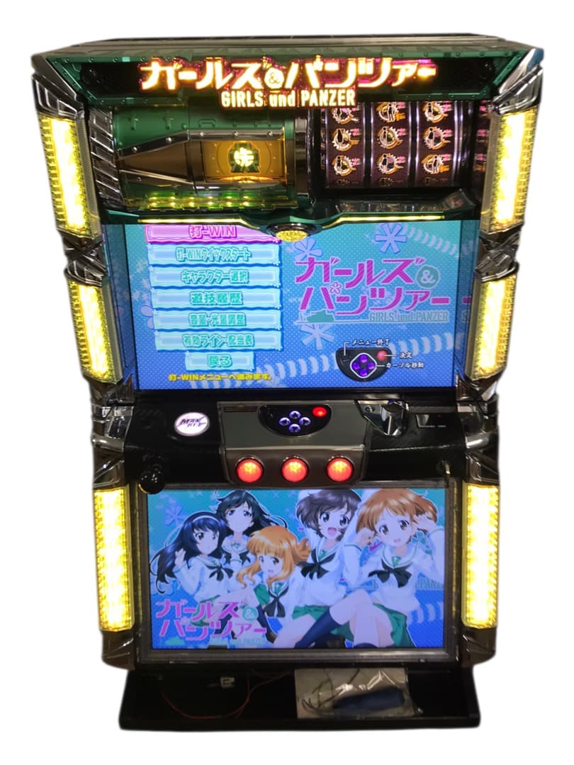 パチスロ 実機 ガールズ&パンツァー 初代