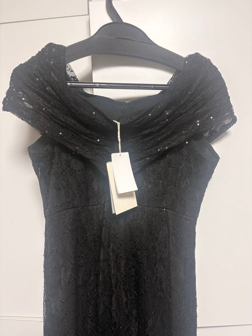 LEJA2WAYレース花柄オフショルダーマーメイドワンピースドレス結婚式同窓会