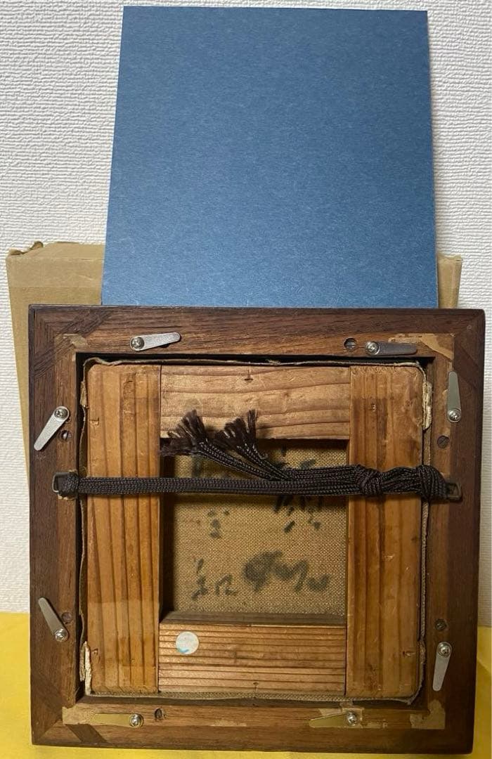 巨匠 脇田 和『顔』油彩 原画 約0号大 鬼貴重 真作保証 1点もの 合箱