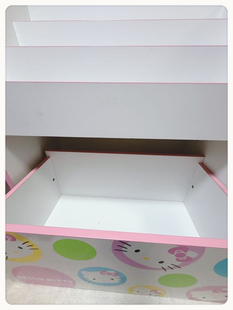 激レア ハローキティ 本棚 絵本ラック 収納 大型 家具 平成レトロ
