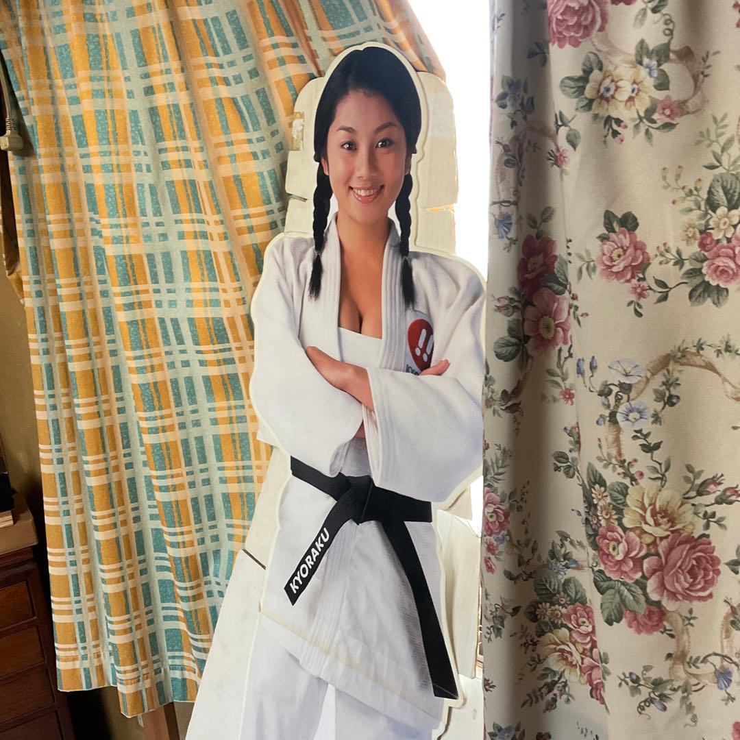 小池栄子　柔キッズ　パチンコメーカー京楽　等身大パネルポスター　【パチンコ店】。