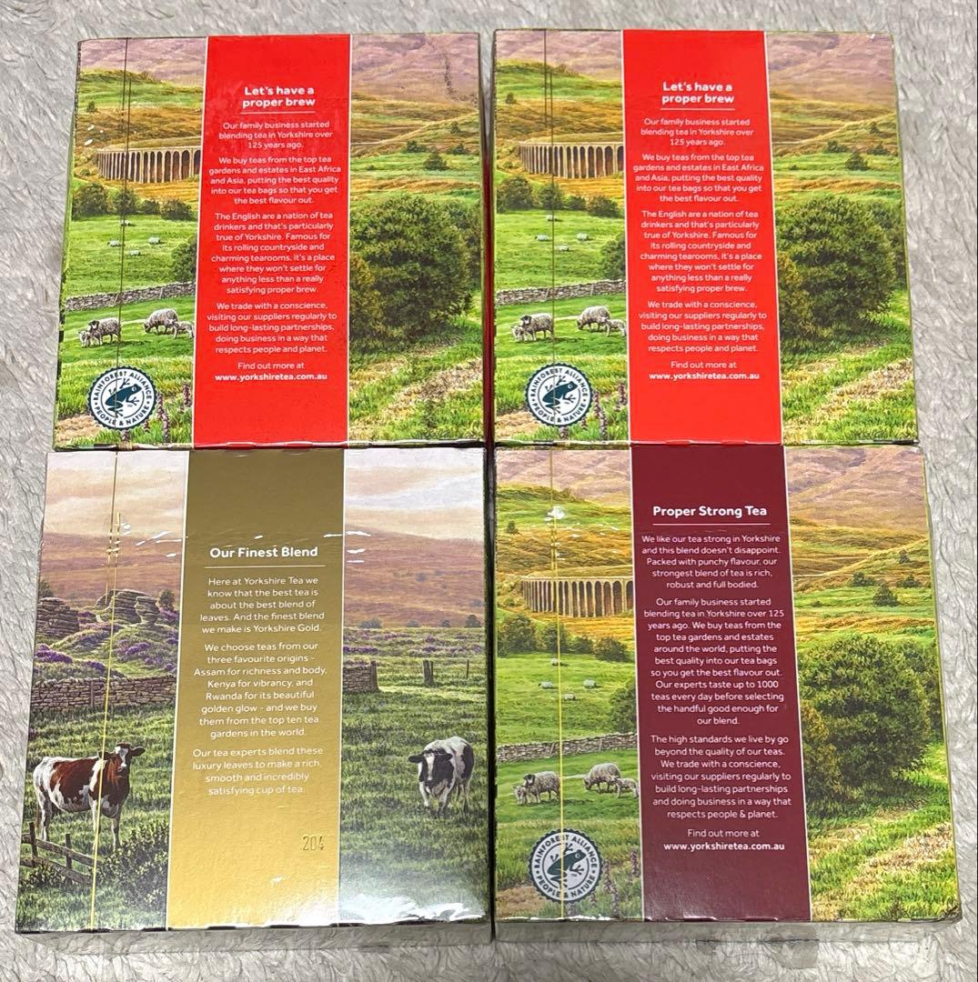 ヨークシャーティー 100バッグ×4箱 - メルカリ