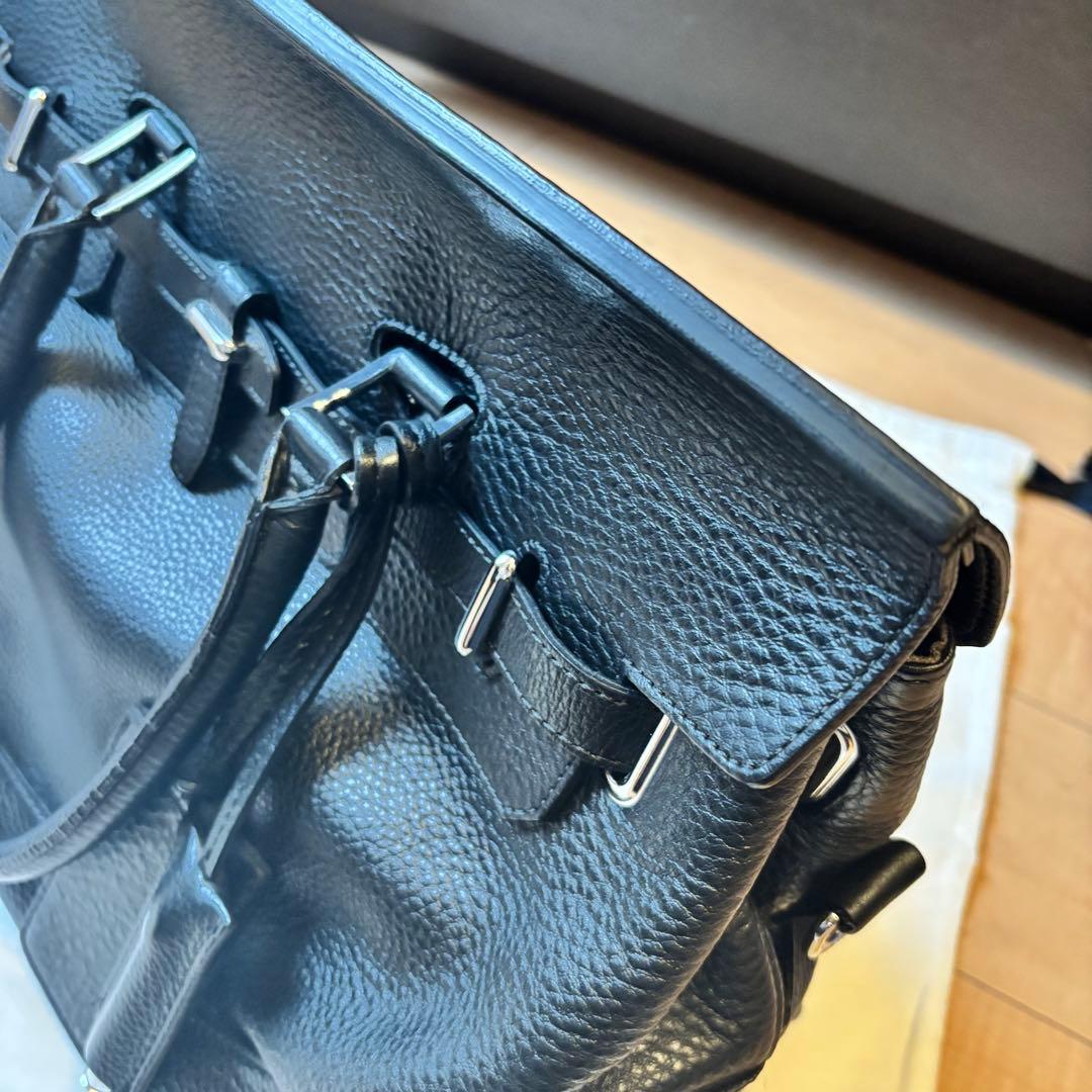 PELLE MORBIDAブラックビジネスバッグ　MB026A