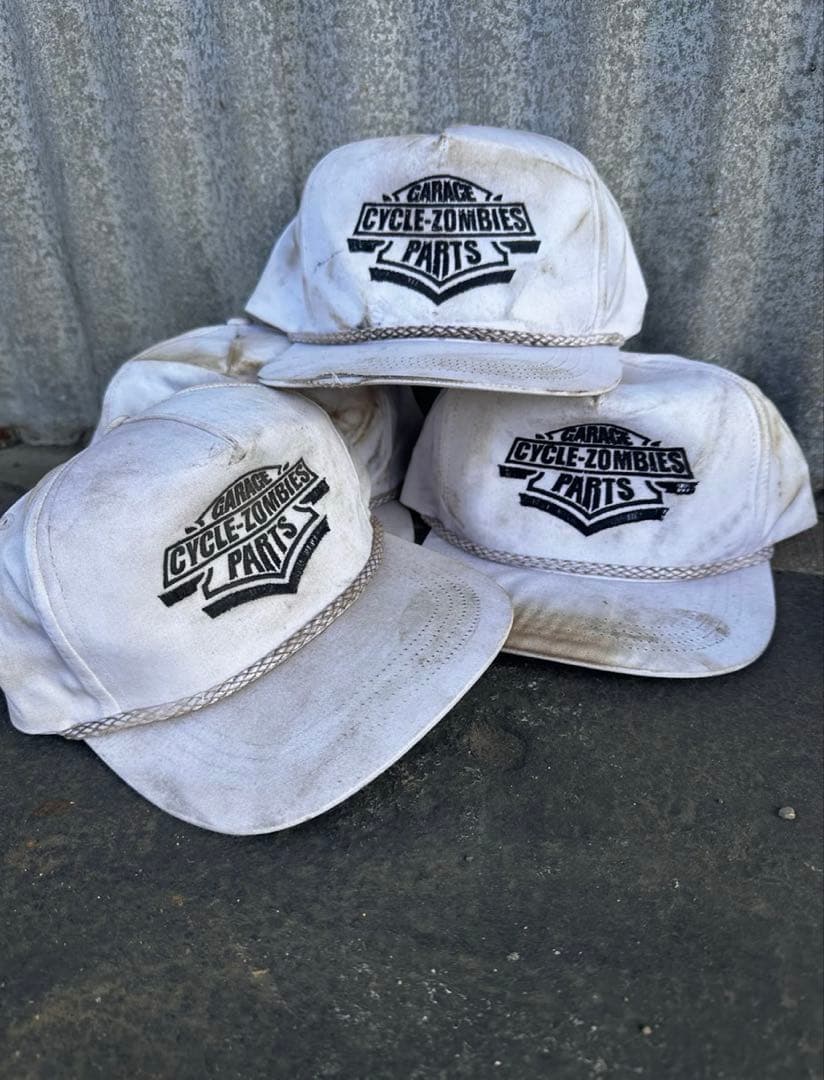 CYCLE ZOMBIES ORIGINAL VINTAGE CAP WHITE - メルカリ