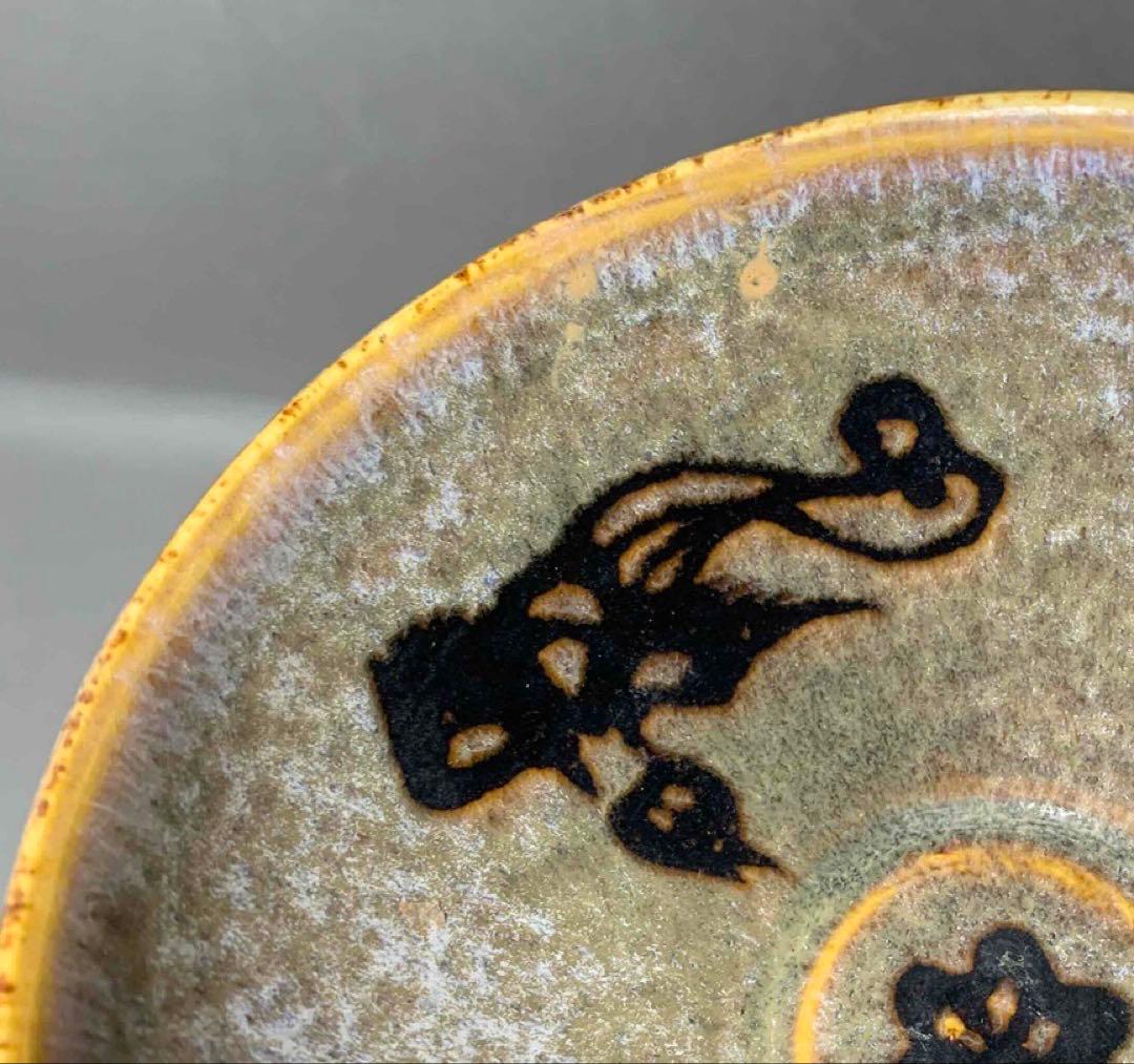 中国 花鳥紋茶碗 f2250216