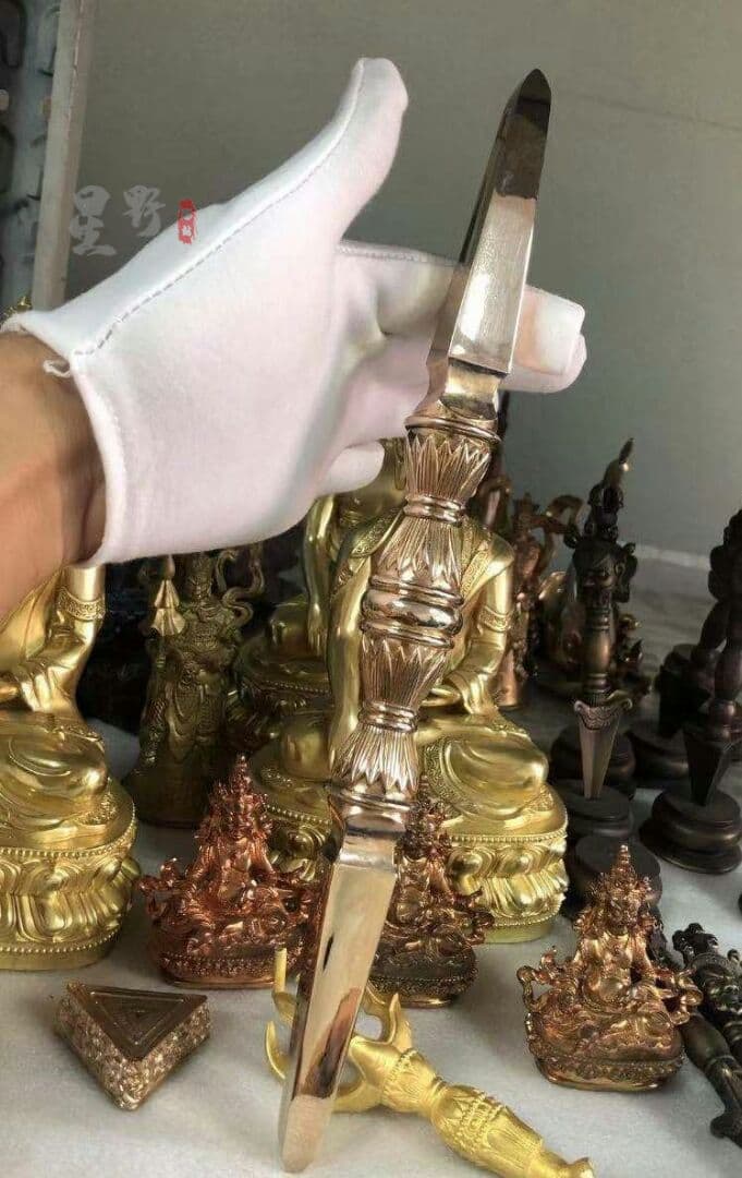 密教法具 真言宗 法器 （大）金剛盤 真鍮製