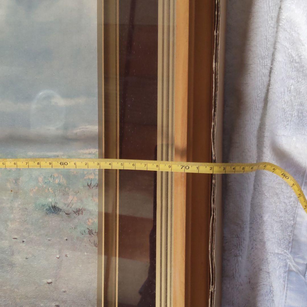 新品 額 F10 ガラス 送料込み エンジ 臙脂色 額縁