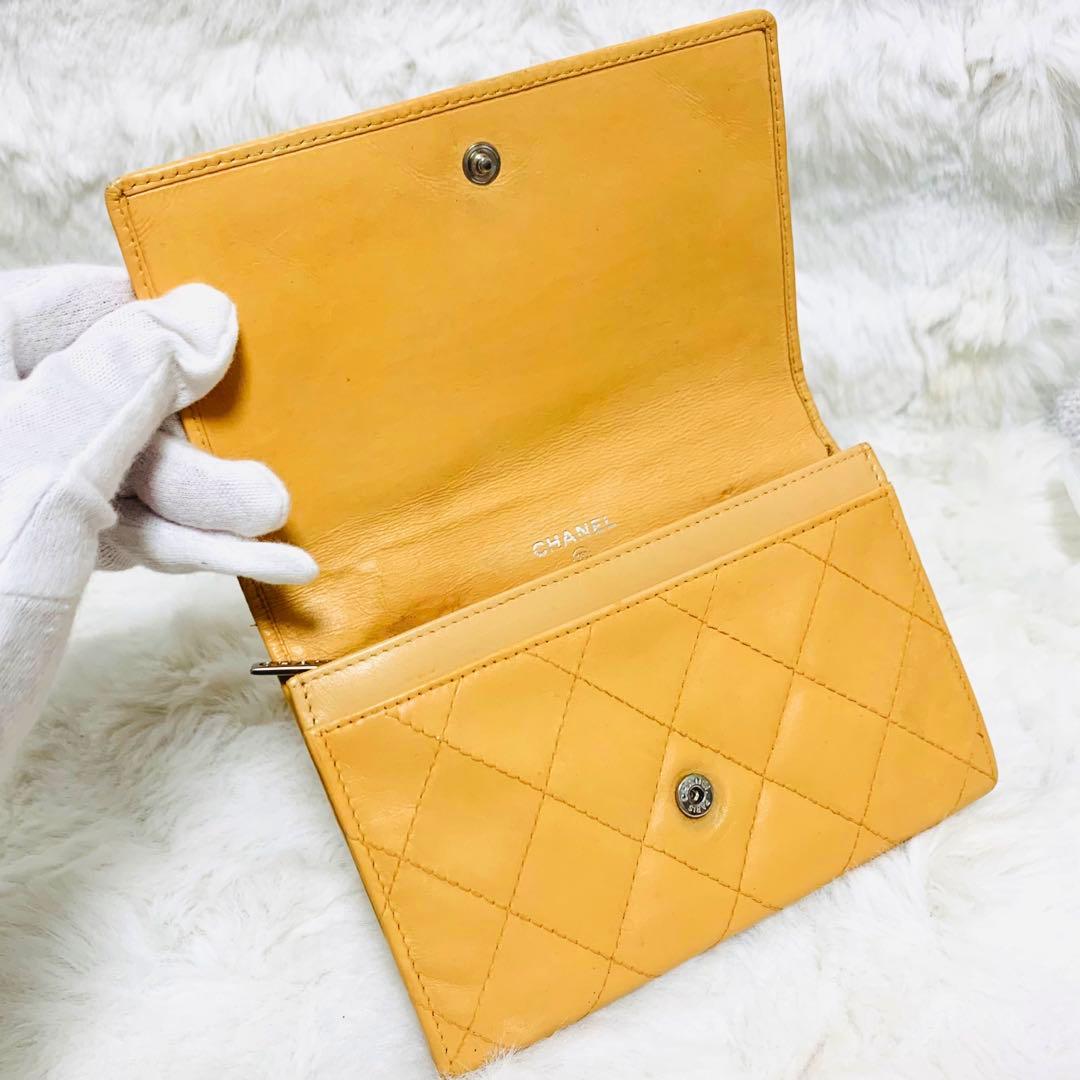 なな様専用シャネル カンボンライン ミニ財布 ラムスキン ベージュ