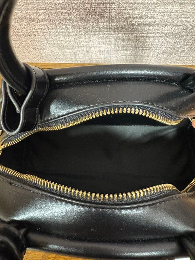 【アキロン×Donobanコラボ】2wayレザーラウンドボストンBAG