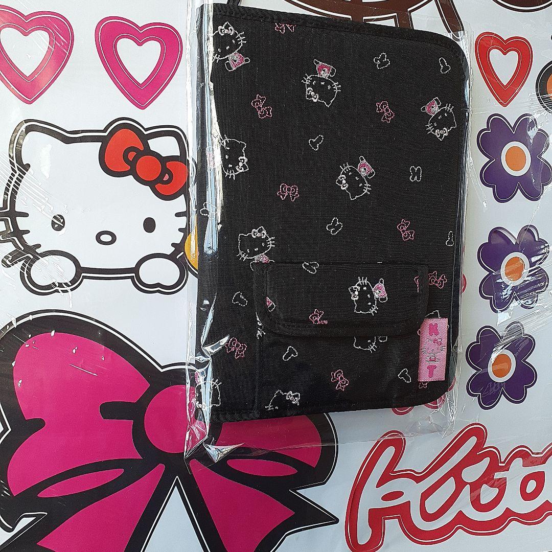 激レア】ハローキティ マルチケース 母子手帳ケース 黒 サンリオ 平成