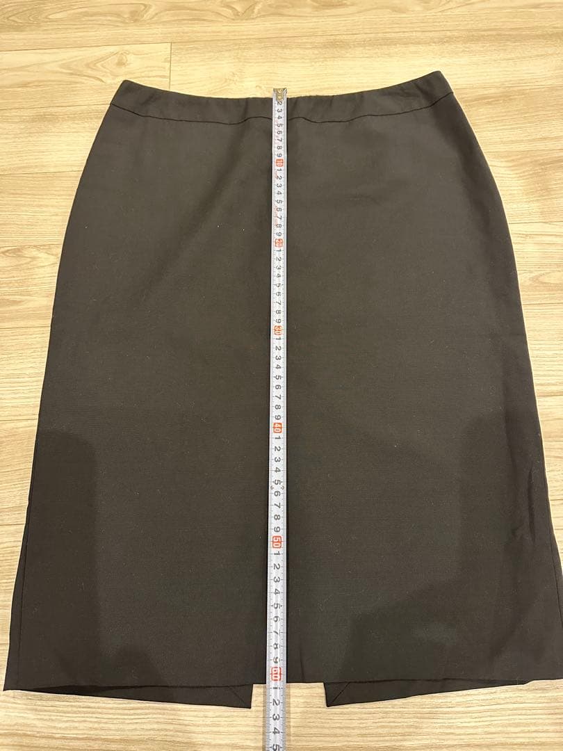 Alexander McQueen タイトスカート スリット入り 膝丈