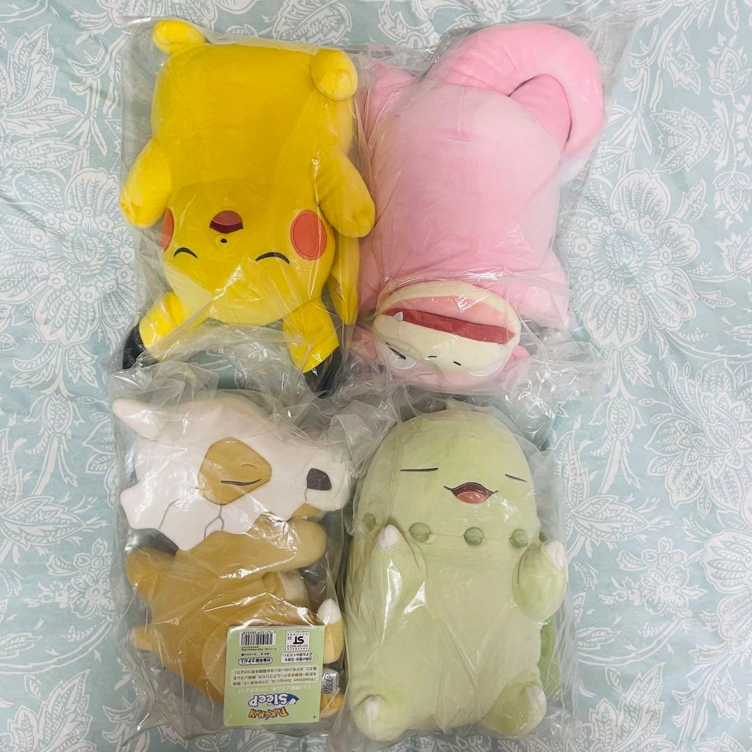 もっちり ぬいぐるみ Pokemon Sleep 4個セット Pokémon Sleep
