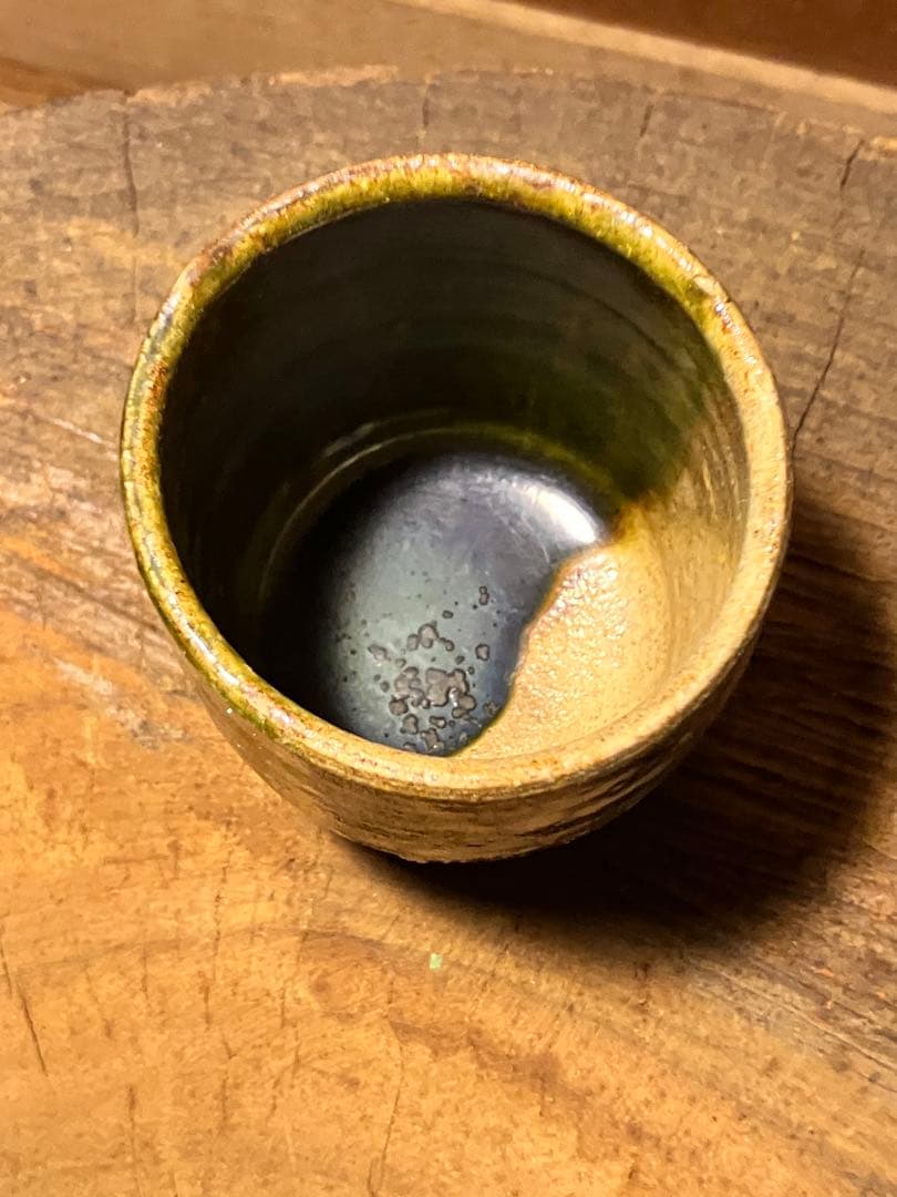 織部 絵付 美濃 湯呑み